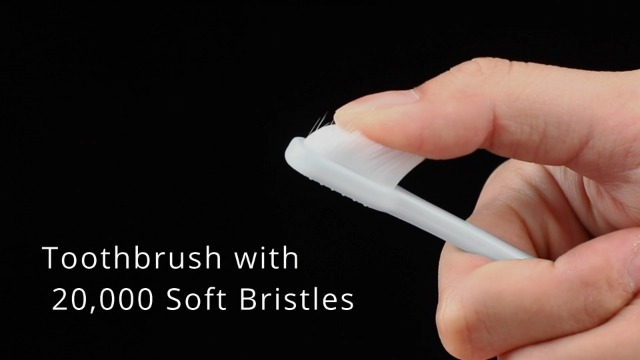 Boao 4 Pcs Soft Bristle Toothbrush Nano Toothbrush