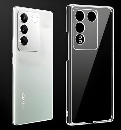 Image of Lifetime Anti-Yellow Clear Back Cover Case for Vivo V27 /V27 Pro (Sleek Crystal Hard Back | Shockproof Protection with Camera Protection)