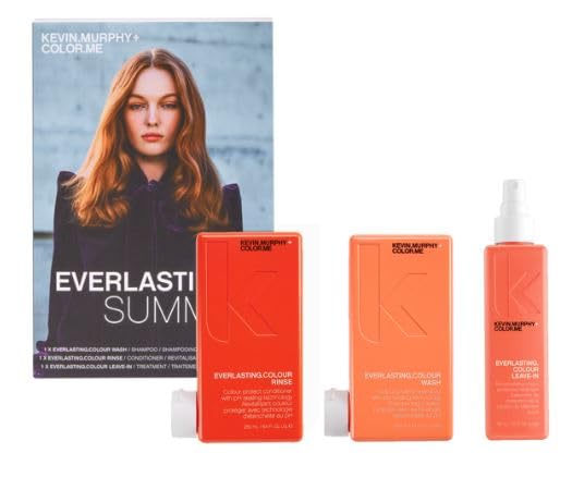 KEVIN MURPHY Everlasting Summer Kit enthält Everlasting Color Wash 250 ml – Color Rinse 250 ml – Color Leave-in 150 ml