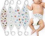 ToBeInStyle Babies' 4-Pack Comfortable Newborn Baby Belly Binder - Boy - One Size