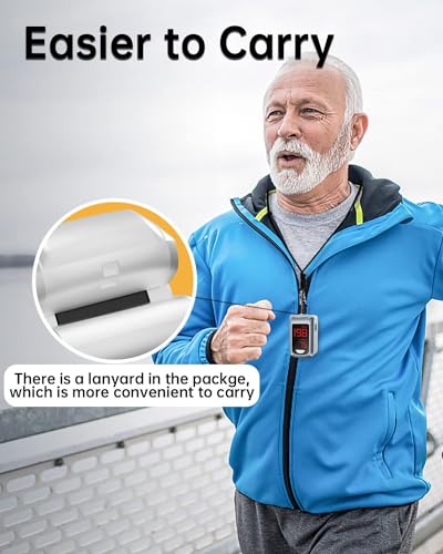 Oxygen Monitor Finger Adults, HOLFENRY Heart Rate Monitor CE Certified- Fingertip Pulse Oximeter/Oxygen Saturation Monitor/SATS Monitor SpO2 for Age 12+ - Image 6