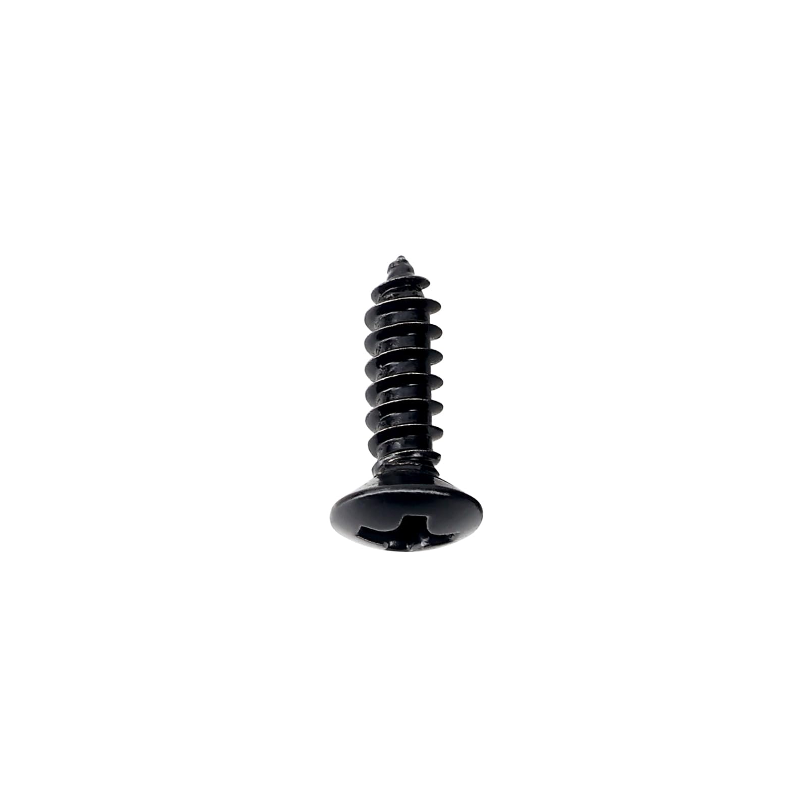 Banworks Electric Guitar Bass Back Plate Screws Set 3mm (1/8") Phillips Oval Head Pick Guards Scratch Plate Mounting Screws Pack of 50 JT/LSD-01 Black - Image 4