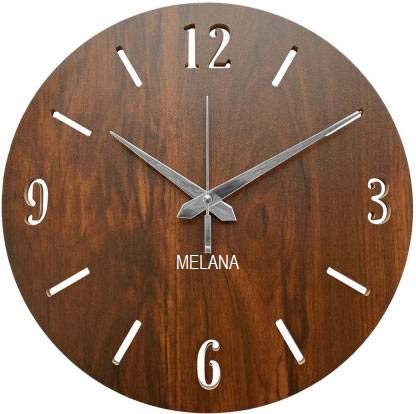Buy Melana Wooden Mdf Round Fancy Antique Design Silent Battery Operated Ticking Movement Wall Clock 11 Inch Dark Brown Online At Low Prices In India Amazon In Buy Melana Wooden Mdf Round Fancy Antique Design Silent Battery Operated Ticking Movement Wall Clock 11 Inch Dark Brown Online At Low Prices In India Amazon In