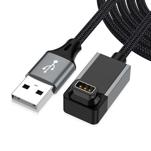 AGVEE 2 Pack 1.5ft Charger for Coros Smartwatch, L-Shape Right Angle