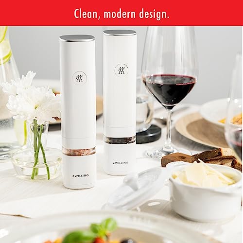 ZWILLING Enfinigy Motorized Electric Salt/Pepper Mill - LED Lighted, White by ZWILLING - Image 7