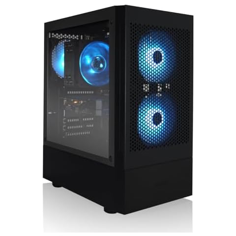 AVGPC Max Gaming PC - AMD RYZEN 5 5600X 6-Core 4.6 GHz Max Boost, 16GB 3200Mhz DDR4, RTX 4060 8GB, 1TB M.2 NVME SSD, MAX Case, Windows 11, WiFi/AC Cover