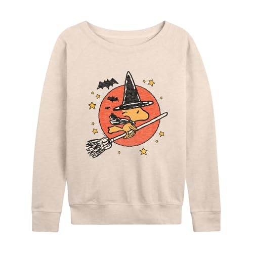 HYBRID APPAREL - Peanuts - Woodstock Witch - Women's Lightweight French Terry Pullover