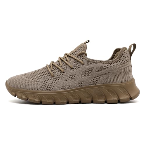 Image of Mens Walking Tennis Shoes Slip On Hiking Running Sneakers Non Slip Fitness Casual Workout Athletic Gym Lightweight Breathable Comfortable Trainers
