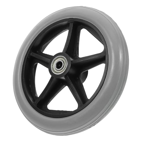 Hemobllo Roulettes Pivotantes pour Chaise de Bureau 6 Pouces Roues de Remplacement en Alliage et ABS Roues Silencieuses et Résistantes à L'Usure Accessoires pour Mobilier de Bureau