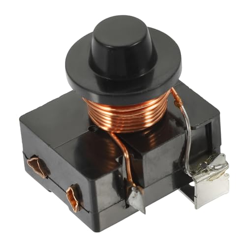 2pcs Refrigerator Starter Insert Easy Install Fridge Relay Overload Protector for Fridges Coolers and Freezers Material