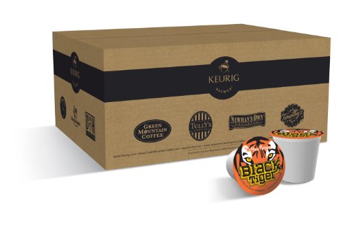 Coffee People Black Tiger K-Cup Portion Pack for Keurig K-Cup