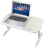Laptop Table, JARBO Adjustable Laptop Desk, Laptop Stand for Bed, Bed Table, Bed Desk, Bed Tray, Foldable Table Portable Desk (Not for Left Handed People)