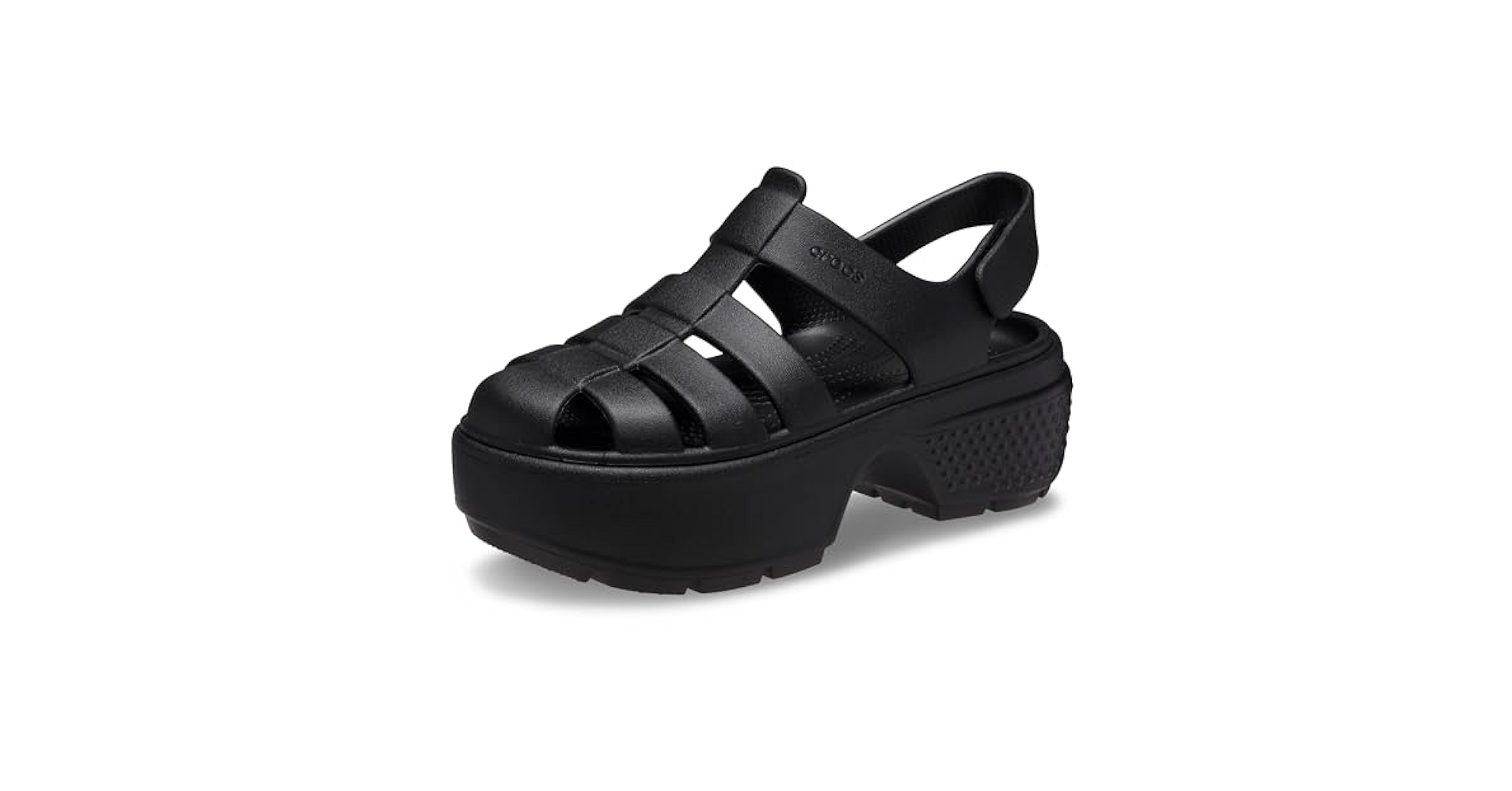 美品！クロックス　STOMP FISHERMAN SANDAL NEW CROCS STOMP FISHERMAN SANDAL 209938-001 BLACK | eBay