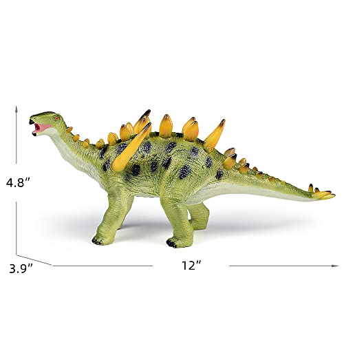 Recur 12" Huayangosaurus Dinosaur Toys Jurassic Figures-Realistic Figurine Simulation Model, Hand-Painted Design, Soft Pvc Safe Odorless Toy For Boy&Girls Children’s Gift Ages 3-12 #TOP4