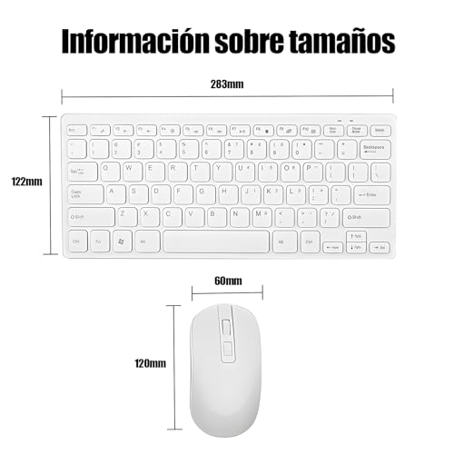 Teclados De Computadora, Personal Computer teclado y mouse inalambrico Marca Tucorresi (2)