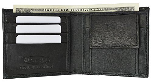 Marshal Kid's Leather Bifold Wallet with Coin Pouch and Card Slots2