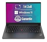 Lenovo ThinkPad E14 Gen 4 14 Zoll Full HD Laptop Intel Core i5-1235U@ 1,3 GHz 16 GB 512 GB SSD mit Windows 11 Pro & GRATIS Antiviren-Software inkl. 12 Monate Garantie (Generalüberholt)