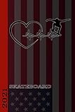  Skateboarding 2021: Skateboard Calendar 2021. Great calendar with American national sport. Perfect as a diary or personal organizer. Also as a gift.