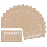 Alipis 200 Billets de Tombola en Papier 200pcs Billets de Vente aux Enchères avec Champs Nom Email et Téléphone Usage Polyvalent pour Leads