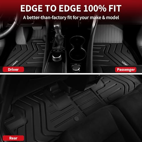Image of LASFIT Floor Mats for Lexus RX350 RX450h 2016-2022, Black