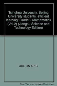 Paperback Tsinghua University. Beijing University students. efficient learning: Grade 9 Mathematics (Vol.2) (Jiangsu Science and Technology Edition) [Chinese] Book