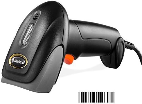 WallyGadgets 1D Barcode Scanner USB Wired bar Code 93 Handheld,CCD Reader for Screen and Printed Bar Code Scan,Work with Windows Mac iOS and Linux PC