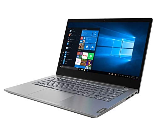 Image of Lenovo ThinkBook 14 Laptop, 14 inch Full HD 1920 x 1080 IPS Anti-Glare, 10th Gen Intel i5-10210U Quad Core, 8GB DDR4, 256GB PCIe SSD, Fingerprint Reader, Office 365 Personal, Win 10 Pro - Mineral Grey