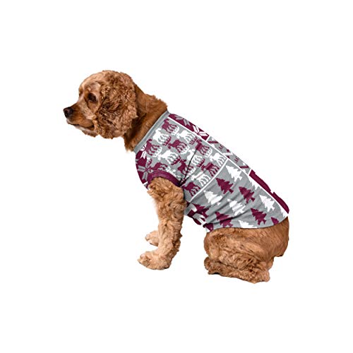 Texas A&M Aggies NCAA Busy Block Dog Sweater - S