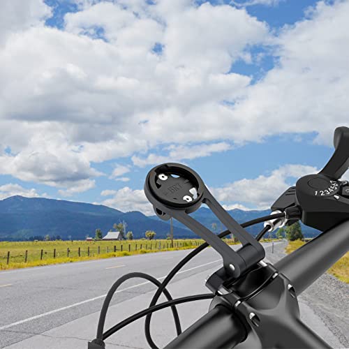 Garmin Edge Wahoo Bike Mount - Out Front Adjustable Bicycle Computer Mount, Extended Mountain Bike Accessories For 38Mm Handlebar, Cycling Phone Bike Light Sports Action Camera Combo Mount (Black) #TOP7