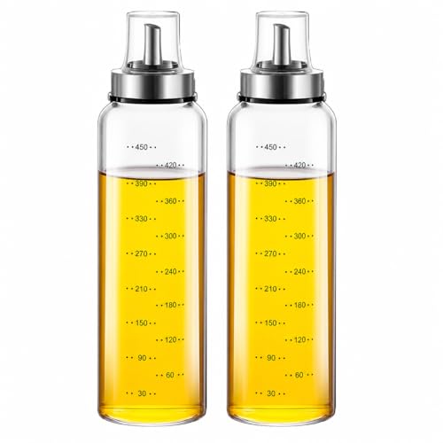 Botella de aceite MHTECH de vidrio con división precisa y punta de acero 2