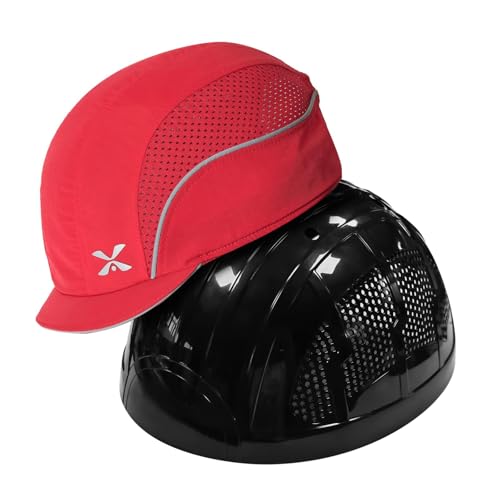Gorra de seguridad ligera con micro ala y protección de cabeza resistente 4