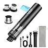 Avcnuj handheld vacuum mini cordless vacuum cleaner 13000pa car vacuum cleaner high power with led light 2 filters 2 in 1 lightweight handheld vacuum with air blower for car home office pet hair  urban country home decor