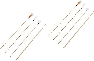 Healeved 2 Sets Ear Picking Tool Ear Cleaner Earwax Pick Earwax Cleaner Tool Ear Wax Picker Ear Wax Cleaning Wand Ear Cleaning Spoon Cleaning Kits Earwax Removal kit Bamboo Major Ear Spoon