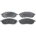 ACDelco 17D888AC Professional Ceramic Front Disc Brake Pad Set