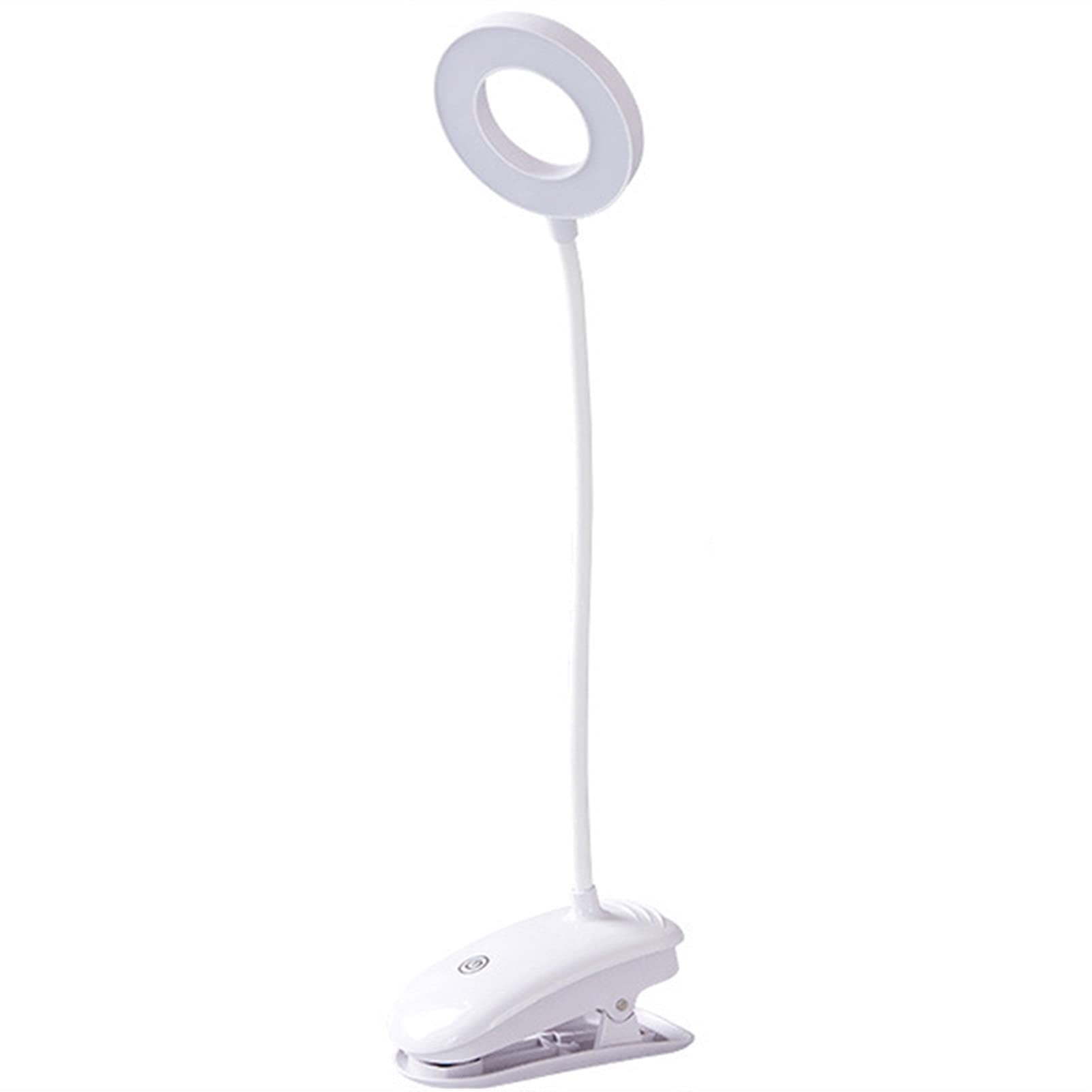 Reading Light, 8W Desk lamp USB Rechargeable Table Lamp with Clip Bed Reading Book Night Light