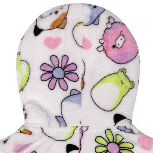 Combinaison pour filles Squishmallows en polaire blanche Cloud - 5