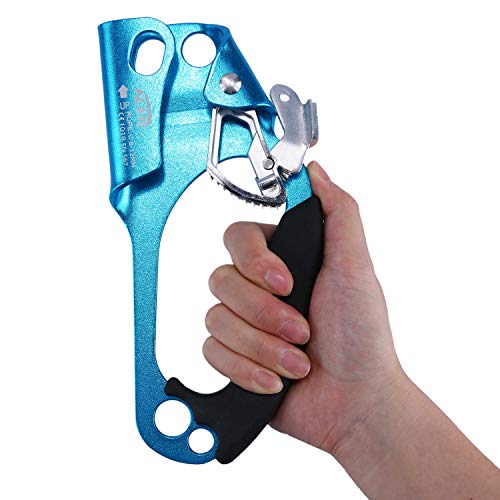 Wildken Climbing Hand Ascender Outdoor Mountaineering Tree Arborist Climbing Rappelling Equip Hand Ascender For 8-12Mm Rope Left Right Hand Ascender #TOP7