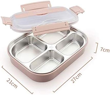 Ljyutihgfh Insulated Lunch Box; Lunch Box; Adult; Compartment; With Cover; Primary School Students, Office Workers, Children's Separate Lunch Boxes,Bento-Styled Lunch Solution Offers Durable 7 41aB3ZDImLL. AC