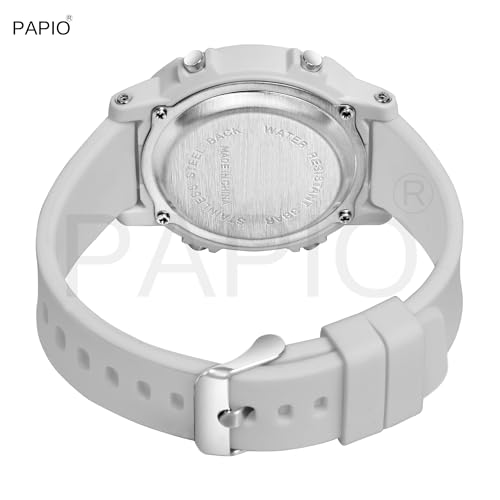 Image of PAPIO LCD Display Digital Sports Watch for Women, Men, Girls and Boys