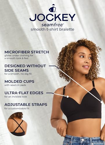 Jockey Women's Bra Seamfree Smooth T-Shirt Bralette3