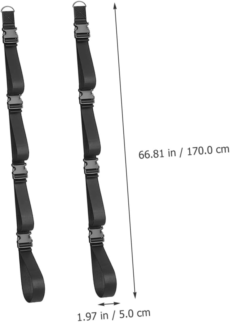 2pcs Adjustable Wall Storage Straps for Camping Chairs and Garage Organizer, Heavy-duty Wall Hanging Storage Belt for Outdoor and Garage Use