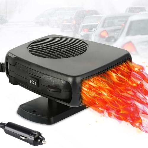 2025 New Upgrade Car Heater for Vehicle, Portable Defroster That Plugs Into Cigarette Lighter, Fast Cooling Heating, Gifts for Men