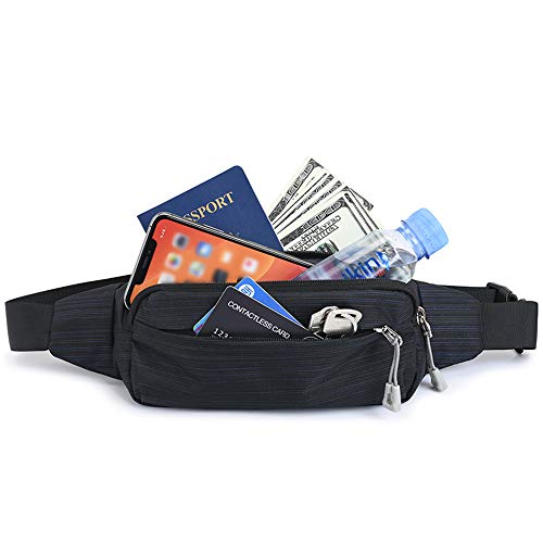 Pacote de cintura, Romacci Cinto de cintura Bolsa de cintura ultraleve à prova d'água Suporte de te