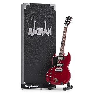 T Iommi – Réplique de guitare miniature - Les Beatles, Paul McCartney, John Lennon, RIngo Starr, George Harrison