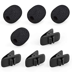 Foam Cover & Mic Clip, 4-Pack of Each