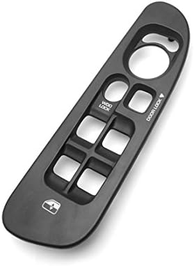 Window Switch Bezel for 2002-2010 Dodge Ram 1500 2500 3500 Quad Cab, Replace OE 5HZ71WL5AE 5HZ71WL5AD 5HZ71XDVAE, Driver Side Window Door Switch Cover Panel Bezel Trim (Black)