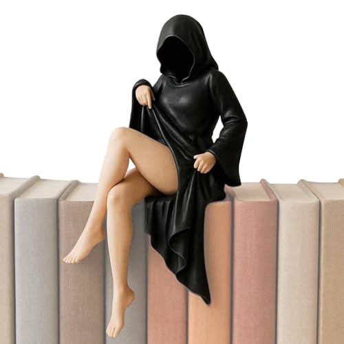 Ya en mundofriki.es: Genérico Estatua Misteriosa Resina Gótica 7.6x7.6x15cm Escultura Espeluznante De Mujer Sentada Ornamento De Figura Misteriosa Pequeñas Decoraciones Elegantes para Sala De Estar Dormitorio E Interior