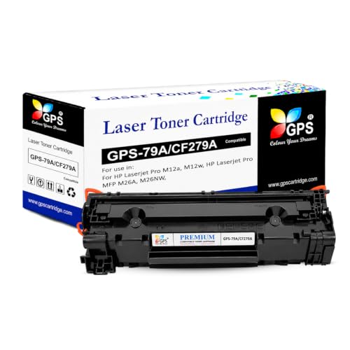 Image of GPS Colour Your Dreams 79A /CF279A Black Toner Cartridge for HP Laserjet Pro M12a, M12w, HP Laserjet Pro MFP M26A, M26NW, Laserjet Pro M12A, HP Laser Jet M12 (1 pcs)