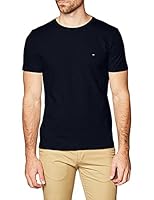 Tommy Hilfiger Men's Essential Cotton Tee, Desert Sky, Medium