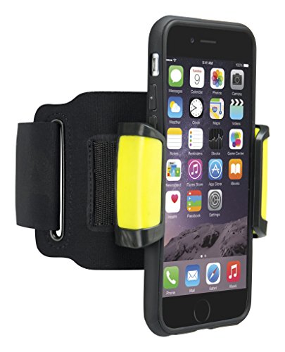 Portateléfono Nathan Sonic Pantalla Plana azul eléctrico para running y deporte ajustable
